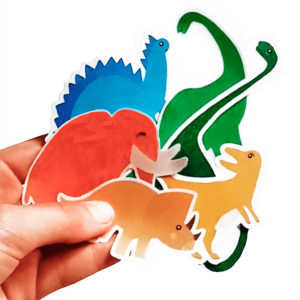 Autocollants/stickers Dinosaures