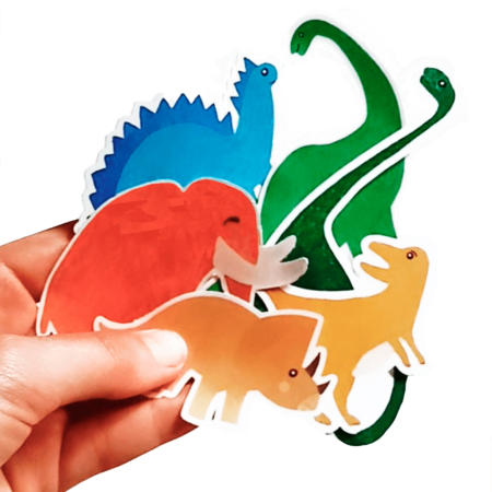 Autocollants/stickers Dinosaures