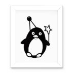 Affiche-pingouin-Style-nordique-scandinave