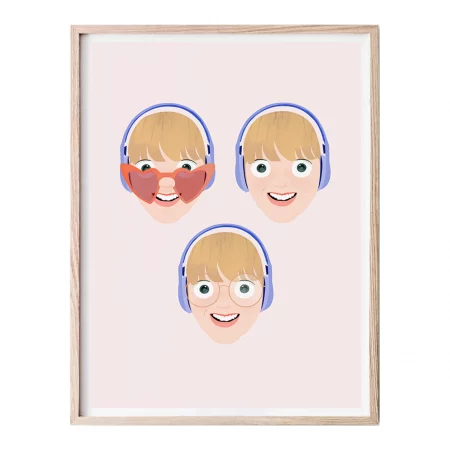 portrait, famille, personnalisé, commande en ligne, souvenir, boutique en ligne