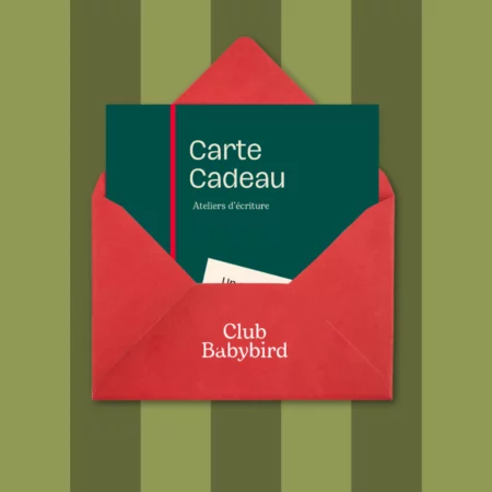 Carte Cadeau Atelier d'Ecriture