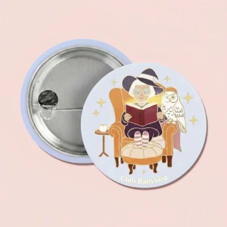 Le pin's du Club de lecture et d'écriture virtuel