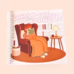 cahier de coloriage cozy de saisons, activité apaisante