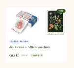 Pack Jeu Océan + Affiche au choix ( Lot de 5 jeux + Lot de 5 affiches )