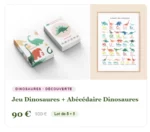 Pack Jeu Dinosaures + Affiche Dinosaures ( Lot de 5 jeux + Lot de 5 affiches )
